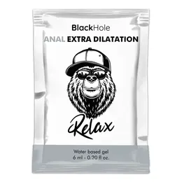 Black Hole Gel na Vodenoj Bazi za Dodatnu Dilataciju 6 ml Jednokratni Intimni Lubrikant