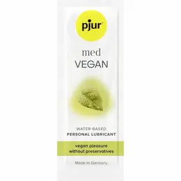 Pjur MED Vegan Glide Water-Based Lubricant 2ml - Gentle Plant-Based Formula