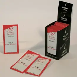 Extase Sensual Grejuće Ulje za Masažu Jagoda sa Feromonima 10ml