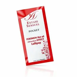Extase Sensual Lollipop Masažno Ulje 10ml sa Efektom Zagrevanja i Feromonima