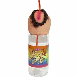 Diablo Picante Party Bottle 360 ml - Decorative Lips Design, Red