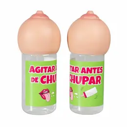 Femarvi Teta Bottle Fun Party Gift - Novelty Drinkware, 500ml, Pink