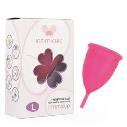 Intimichic Menstrualna Čaša L Medicinski Silikon Višekratna Udobnost
