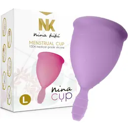 Nina Kiki Menstrualna Čaša Ljubičasta Veličina L Medicinski Silikon Ekološka
