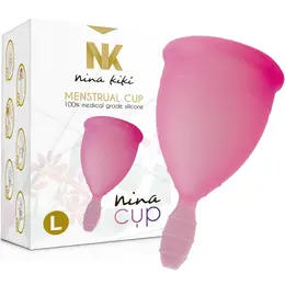 Nina Kiki Menstrualna Čaša Roze Veličina L Medicinski Silikon Ekološka