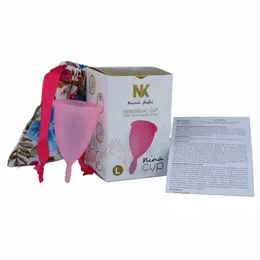 Nina Kiki Menstrualna Čaša Roze Veličina L Medicinski Silikon Ekološka