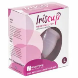 IrisCup Velika Roze Menstrualna Čaša sa Besplatnom Kesicom za Sterilizaciju Medicinski Silikon