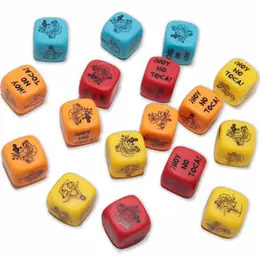 Diablo Picante Dice Game - Fluorescent Posture Die, Random Color, 25 mm