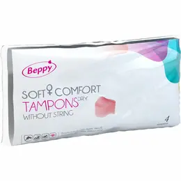 Beppy Soft Comfort Tamponi DRY 4 kom - Bez Konca, Anatomski Dizajn