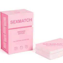 SecretPlay Sexmatch Massage Izdanje Kartaška Igra za Parove, 89 Karata