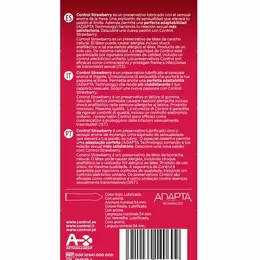 Control Adapta Strawberry 12 kom - Anatomski, Aromatizovani, 54 mm Kondomi