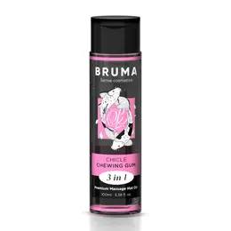 BRUMA Premium 3-u-1 Masažno ulje Žvakaća guma 100 ml Veganska formula