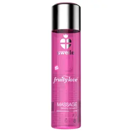 Swede Fruity Love Masažno ulje Ružičasta malina & Rabarbara 120ml Zagrevajući efekat