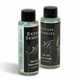 Extase Sensual Massage Oil Ice Effect Mint & Eucalyptus 100ml