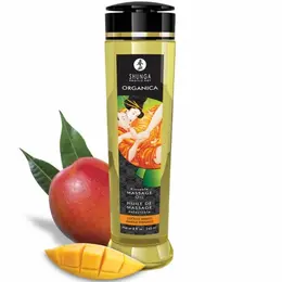 SHUNGA Organic Massage Oil Mango 240ml - Prirodna hranljiva formula