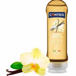 CONTROL 2-u-1 Masažni gel i intimni lubrikant Madagaskarska slatkoća 200ml