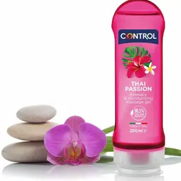 Control 2-u-1 Masažni gel i gel za uživanje Tajlandska strast 200ml, bez parabena