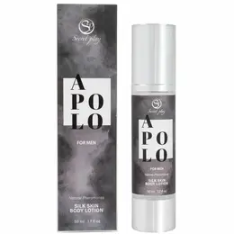 Secret Play Apolo Svileni Losion za Kožu za Muškarce 50ml - Drvenasti Miris, Hidratantan