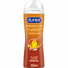 Durex 2-u-1 Gel za Masažu i Lubrikant Ylang Ylang 200ml