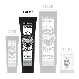 Black Hole Gel na Vodenoj Bazi 150ml - Intimna Formula za Opuštanje