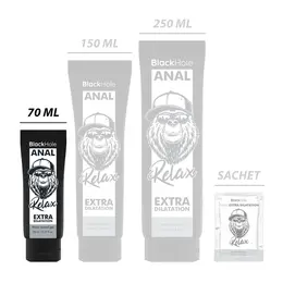 Black Hole Anal Relax Gel na Vodenoj Bazi 70 ml - Nežna Formula za Dilataciju