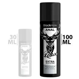 Black Hole Silikonski Anal Relaksirajući Gel 100ml - Formula dugog trajanja