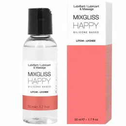 Mixgliss Happy Silikonski Intimni Gel Aroma Liči 50ml - Formula Dugog Trajanja