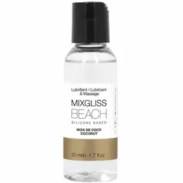 Mixgliss Beach silikonski lubrikant 50ml – aroma kokosa, dugotrajna formula