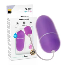 ONLINE Vibrating Egg Waterproof Model Purple 10 Modes Silicone Compact