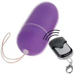 ONLINE Vibrating Egg L Wireless Remote Control Purple 8cm ABS