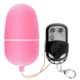 ONLINE daljinski upravljano vibrirajuće jaje M Roze - 10 modova, Vodootporan, ABS