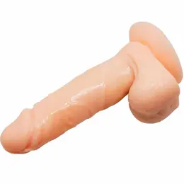 Baile Prime Dong Vibrirajuća i rotirajuća intimna mašina Prirodna 22 cm