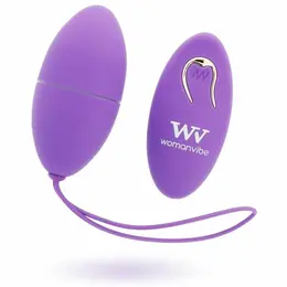Womanvibe Alsan daljinski upravljivo intimno jaje Silikon Lila 3.5x7.1cm