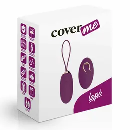 Coverme Lapi Lila daljinski upravljivo intimno jaje, 12 režima, Silikon, 7cm