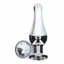 ToyJoy Diamond Bum Bijou Mali srebrni čep sa dekorativnim draguljem 9.2cm