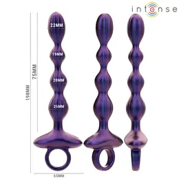 INTENSE Jackie Model 1 Vibrating Plug with Remote Control, Black, Silicone