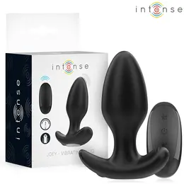 Intense Joey Wireless Anal Device 10 Vibration Modes Black Silicone 10cm