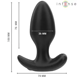 Intense Joey Wireless Anal Device 10 Vibration Modes Black Silicone 10cm