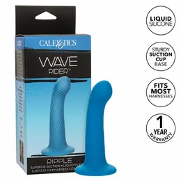 CalExotics Wave Rider Ripple Plavi Silikonski Čep sa Usisnom Bazom
