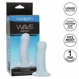CalExotics Wave Rider Foam Intimni Čep Plavi Silikon Fleksibilna Baza