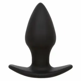 CalExotics Rock Bottom Silikonski Intimni Čep 10 Vibracija Crni
