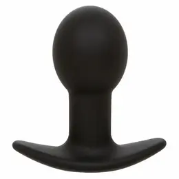 CalExotics Rock Bottom Silikonski Crni Vibrirajući Čep 10 Režima USB Punjiv