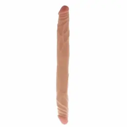 Get Real Dvostrani Intimni Uređaj 35 cm Boje Kože Fleksibilni PVC