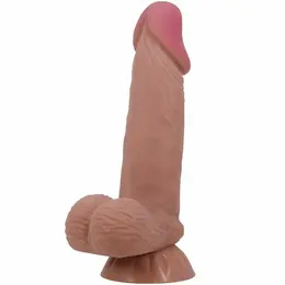 Pretty Love Sliding Skin Series Model - Brown, Suction Base, 19.4 cm
