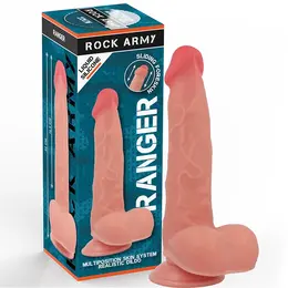 Rockarmy Tečni Silikon Ranger 22cm Intimni Sistem sa Usisnom Bazom