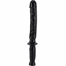 Get Real The Manhandler 38 cm Crni - Anatomski Intimni Štap PVC