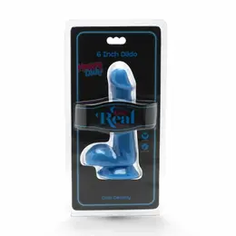 Get Real Happy Dicks Plavi 12 cm Anatomski Model sa Usisnom Bazom
