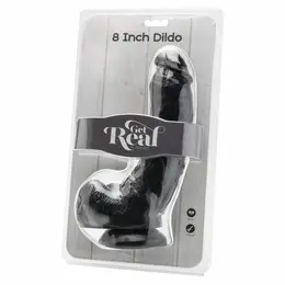 Get Real Crna Intimna Mašina 20.5 cm Anatomski Model PVC
