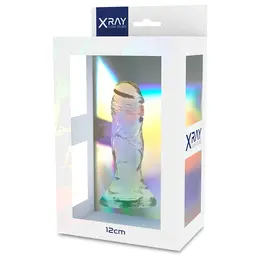 XRAY Prozirni intimni uređaj 12 cm Transparentni fleksibilni jelly model