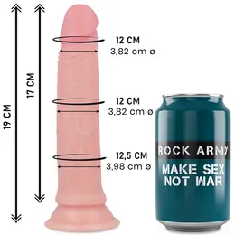 Rockarmy Avenger Liquid Silicone intimni model 19 cm Bež Dual Density